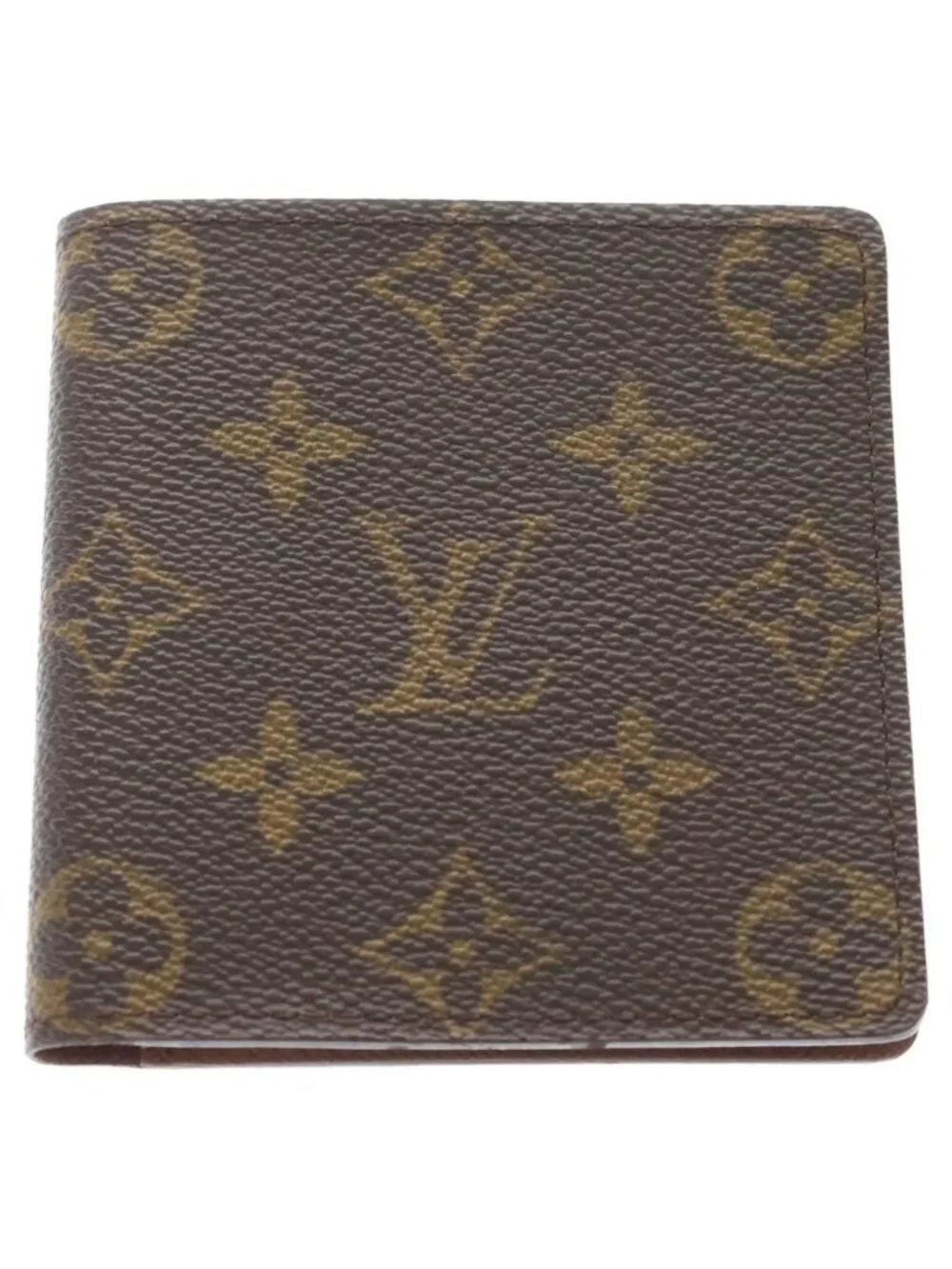 Louis Vuitton Monogram Porte Billets 6 Cult Cles Bifold Compact Wallet Leather